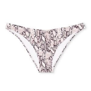 High Leg High Waist Extra Cheeky Bikini Bottom L 12 -14  NWT